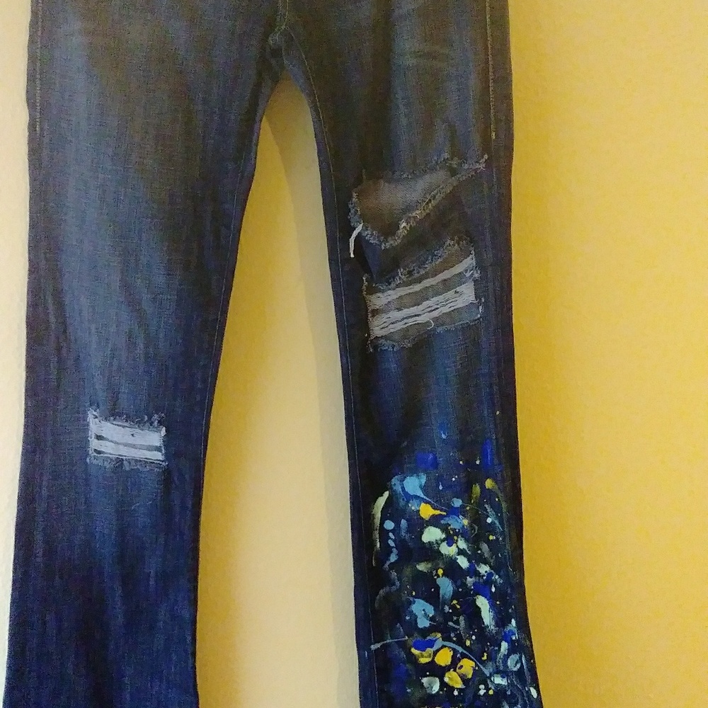 Painted jeans - Picture 7 of 8